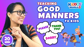 Learning Good Manners for Kids - Miss V Teaching Children with good behaviour and Being Polite