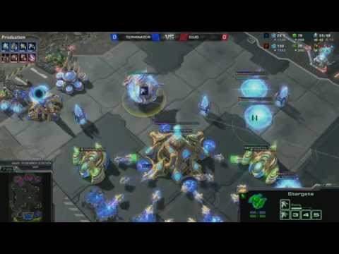 Jaedong (Z) vs. Terminator (P) Vaani Research Station game 1 Gfinity Spring Masters