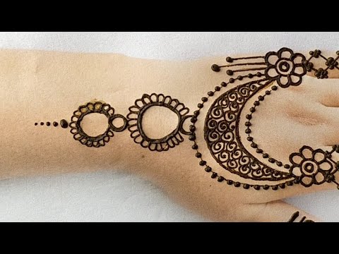 New Easy Jewellery mehndi designs tutorial 2019 | Simple henna Mehndi trick for beginners Video