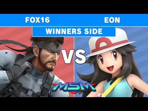 MSM 182 - Fox16 (Snake,Wario) vs Eon (PkmTrainer) Winners Side - Smash Ultimate