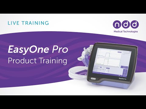 Live DLCO training with the EasyOne Pro - Jan 25