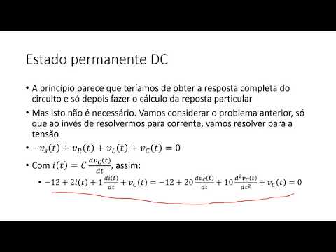 Transformada de Laplace e Estado Permanente  DC