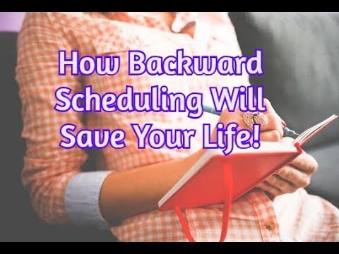 YouTube video about Discover the Benefits of Backward Scheduling!