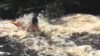 preview picture of video 'Wolf River  [ Whitewater Canoeing ]'