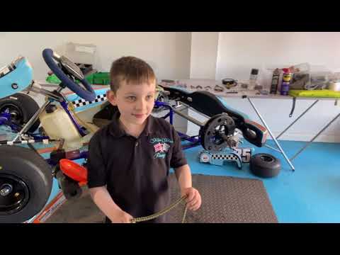 8yr Old Honda Cadet Driver - How To Change Sprocket, Remove Engine & Side Pod Tutorial