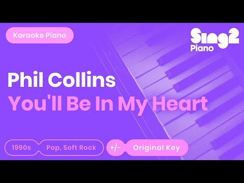 Disney's Tarzan | Phil Collins, NIKI - You'll Be In My Heart (Karaoke Piano)