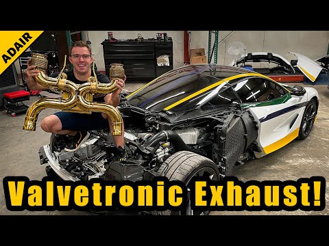 Installing a Valvetronic exhaust in my McLaren 720S