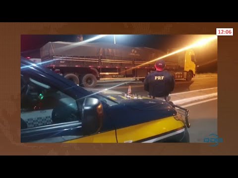 PRF apreende quase 300 unidades de arrebite em posse de caminhoneiros 06 07 2021