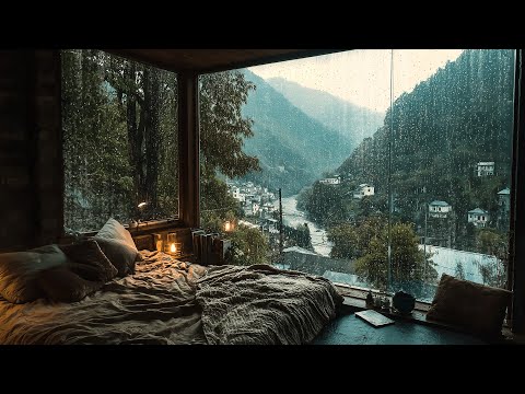 3 Hours rainy attic retreat I dare you to stay awake through the whole video