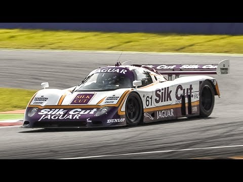 Jaguar XJR-8 & XJR-8/9 Racing at Monza Circuit: TWR 7.0 V12 Sound!