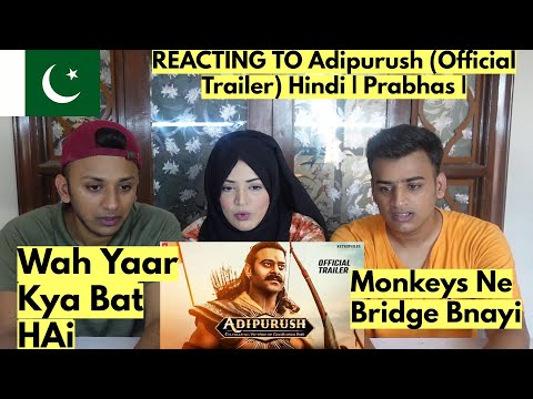Adipurush (Official Trailer) Hindi | Prabhas | PAKISTANIS REACTION |