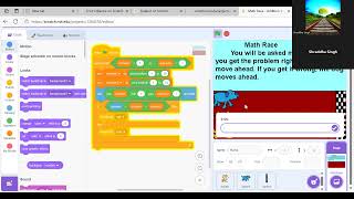 Math Race Game || Scratch tutorial for beginner || Best Scratch project