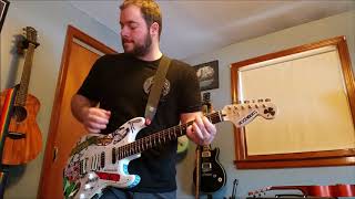 Blink 182 - Wasting Time Guitar Cover with the Sticker Strat