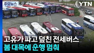 고유가 파고 덮친 전세버스...봄 대목에 운행 멈춰 / YTN