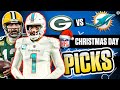 NFL Christmas Day PICKS: Packers vs Dolphins [FULL BETTING PREVIEW] | CBS Sports HQ