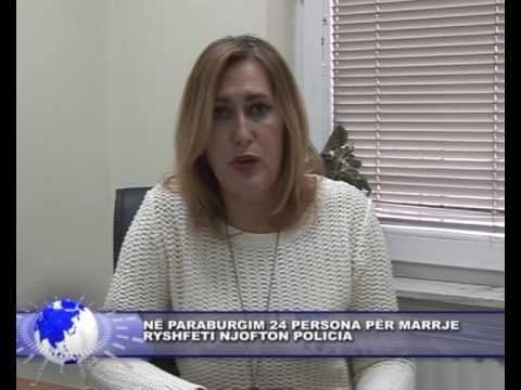 22 DHJETOR 2016 NË PARABURGIM 24 PERSONA PËR MARRJE  RYSHFETI NJOFTON POLICIA