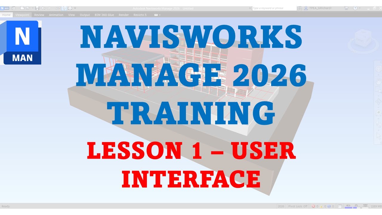 Navisworks user interface tutorial video preview