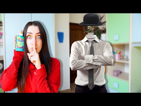 TROVA GLI INGREDIENTI SLIME NASCOSTI DALL'UOMO INVISIBILE!!!!!