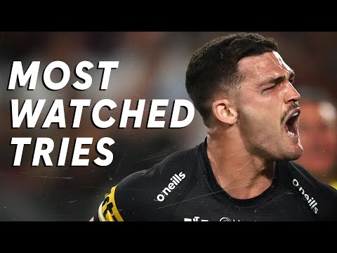 NRL Highlights | THE NRL'S MOST-WATCHED TRIES IN 2023
