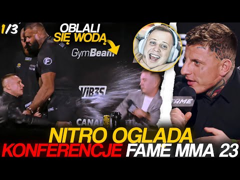 NITRO OGLĄDA KONFERENCJĘ FAME MMA 23 | NAJLEPSZE MOMENTY [1/3]