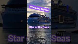 Port Canaveral Welcomes Home Royal Caribbean's Newest Ship, Star of the Seas #staroftheseas