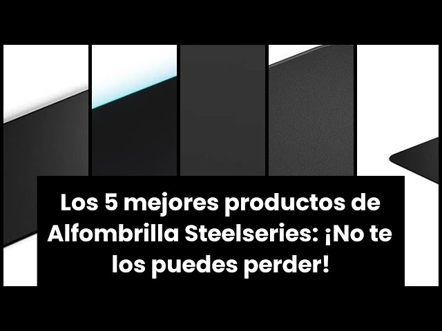 Vídeo relacionado con SteelSeries QcK+ - Alfombrilla de ratón para juegos - Base de tela antideslizante con respaldo de goma - Negro (450 mm x 400 mm x 2 mm) | Largo