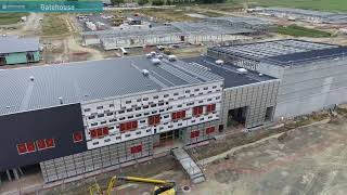 Aerial shots of the Waikeria Prison Redevelopment.