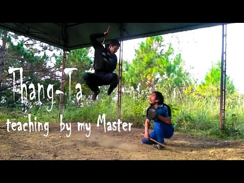 Thang-Ta martial arts||teaching by my master Sapam Inaobi