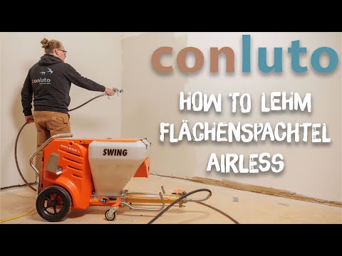 HOW TO: Lehm Flächenspachtel Airless