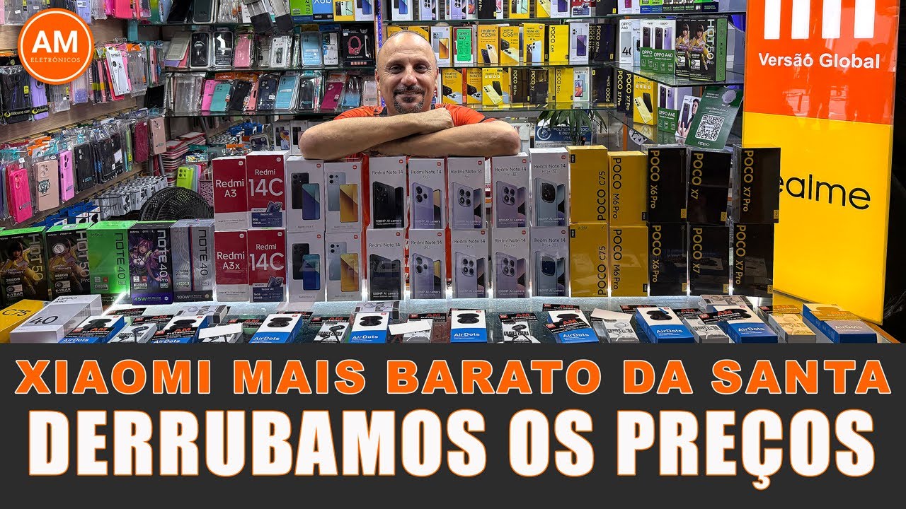 XIAOMI CHEAPEST IN SANTA!!! WE DROP THE PRICES - AM ELETRÔNICOS