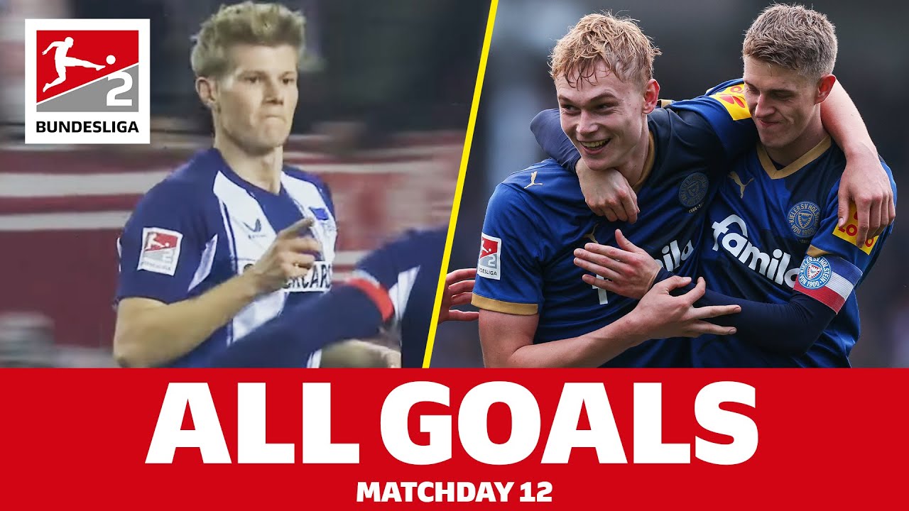 THE BUNDESLIGA 2 ALL GOALS SHOW | MATCHDAY 12