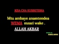 KISA CHA KUSIKITISHA