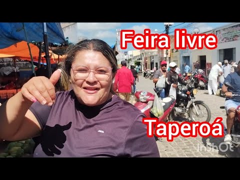 Feira livre de rua em Taperoá Paraíba 
