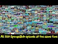 All 509 Spongebob Episodes At The Same Time