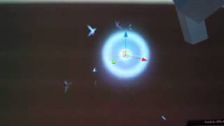Unity beacon particles