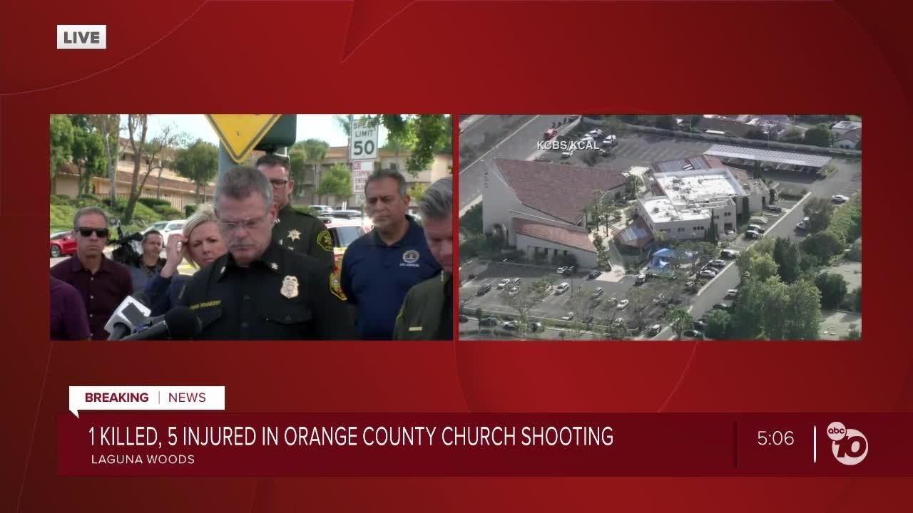 1 dead, several others wounded in shooting at Southern California church, authorities say