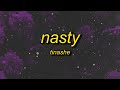 Tinashe Nasty Lyrics I Ve Been A Nasty Girl