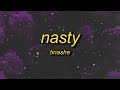 Tinashe - Nasty (Lyrics) | i've been a nasty girl