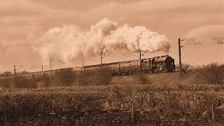 preview picture of video '46115 Scots Guardsman Thunders away from Carnforth with the Cumbrian Mountain Express'