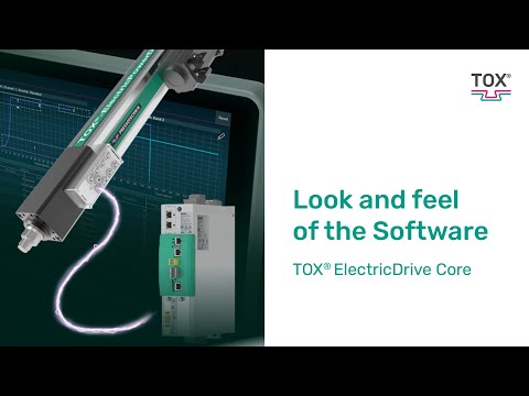 Look and feel of the Software | TOX® ElectricDrive Core