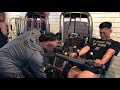 Giant set for Hamstrings/Glutes, Milos Training Camp August 25th, 2019, Dave Fisher's Powerhouse Gym