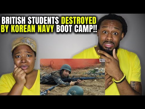 🇰🇷🇬🇧 Americans React to British Uni Students Destroyed by Combat Training at Korean Navy Boot Camp