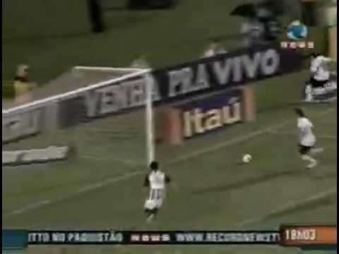 O primeiro gol do Brasilirão 2008 e o gol mais rápido - Dinei