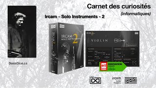 Video thumbnail for IRCAM et UVI - Inimitables ! by Denis Dion