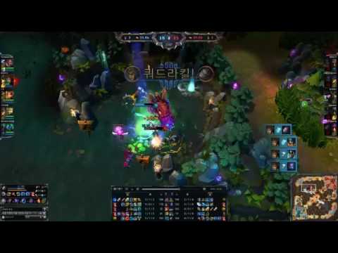 124 Cassiopeia with Baron Pentakill1vs5, KR LOL Highlight