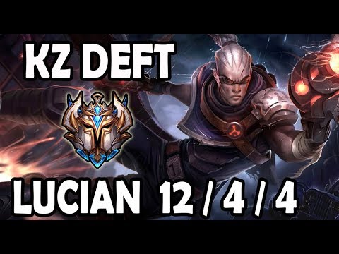KZ Deft Lucian & Yuumi vs Kalista (ADC) Ranked Challenger Korea