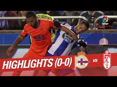 Highlights Deportivo de la Coruña vs Granada CF (0-0)