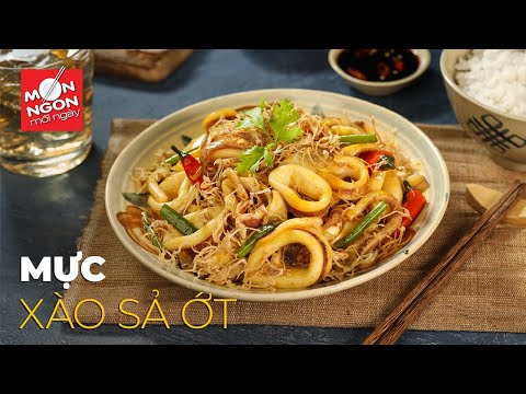 Mực Xào Sả Ớt