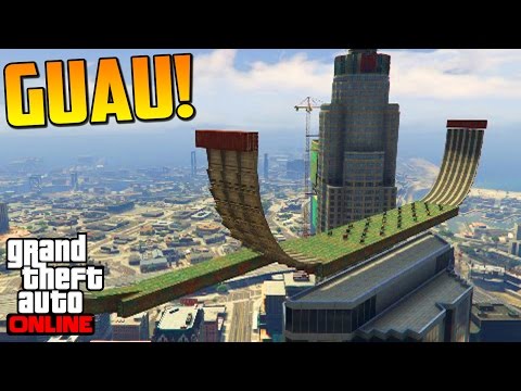 GUAU! ESTO ES GIGANTE!! - Gameplay GTA 5 Online Funny Moments (Carrera GTA V PS4)