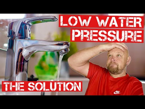 HOW TO FIX LOW WATER PRESSURE in your HOME....(The SOLUTION..)